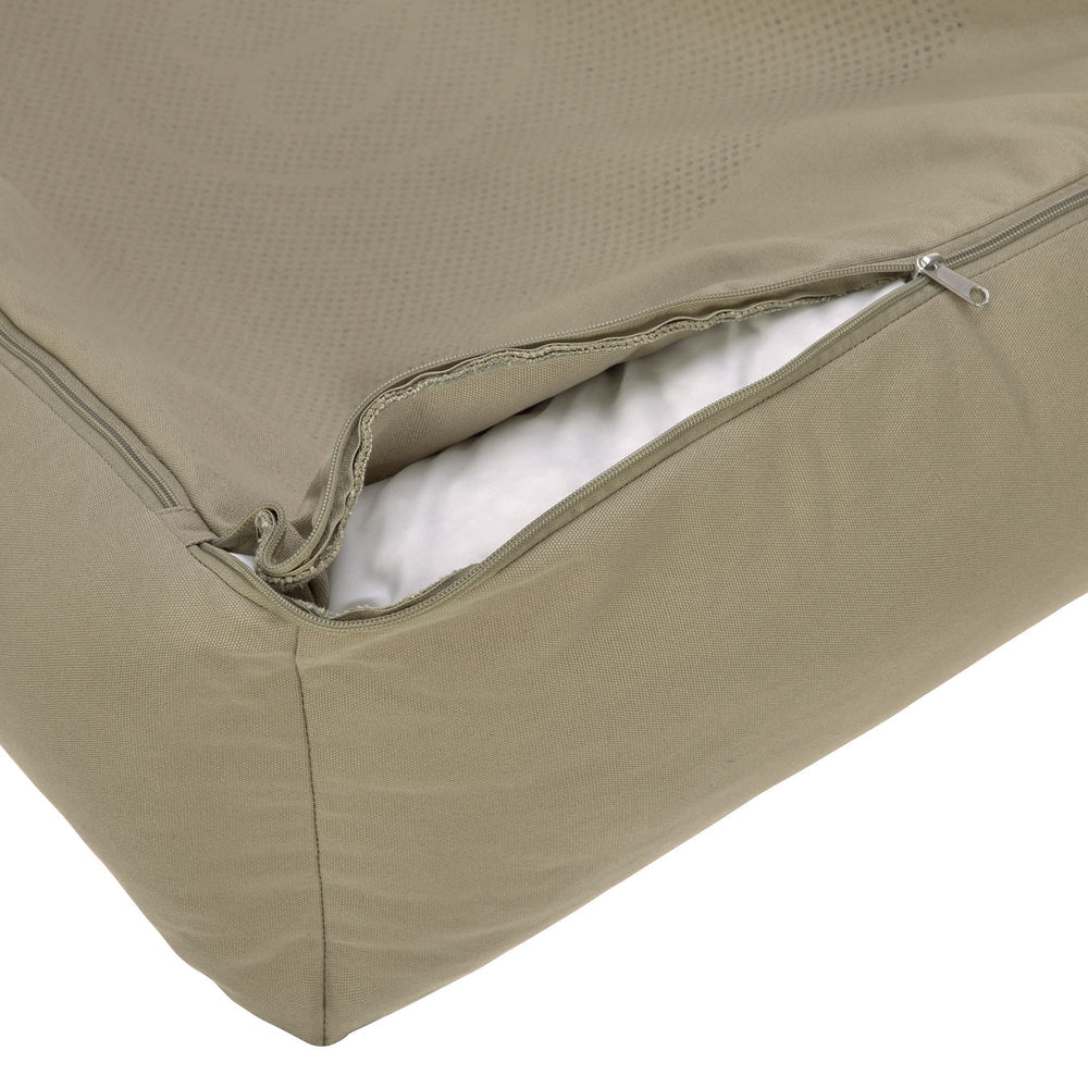 Hundebett Baumwolle Fred Dark Green Palopa