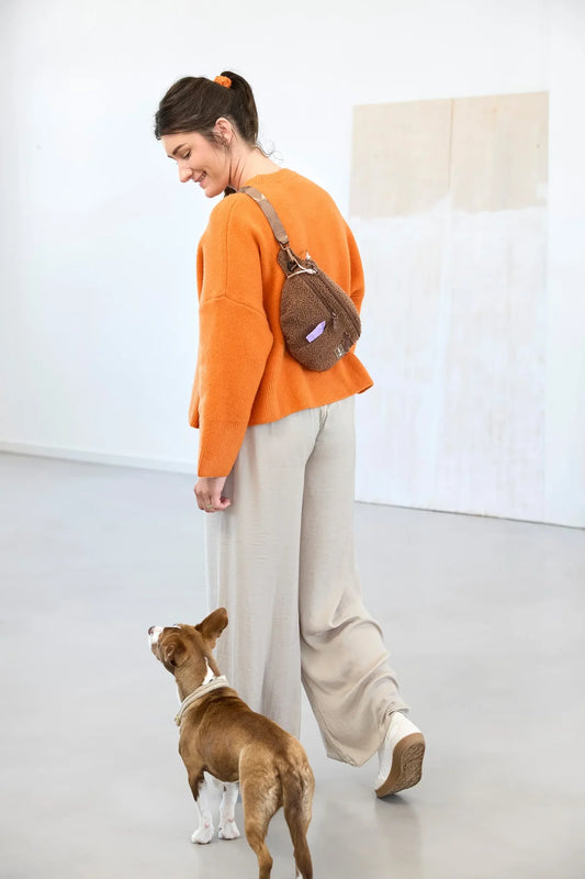 Palopa Leckerlibeutel Teddy Fleece Emma Braun (Limited Edition)