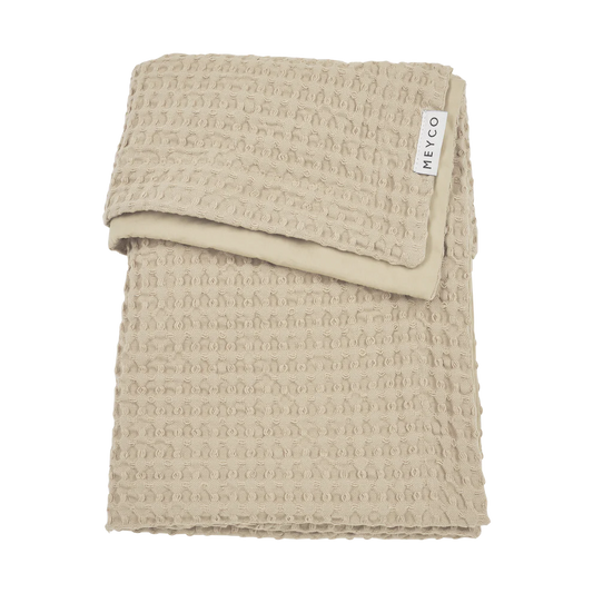 Decke Waffle Cotton Sand 1.0 TOG Meyco