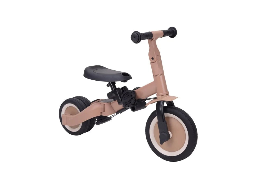 4-IN-1 Dreirad LIO mit Schiebestange - Macchiato Braun