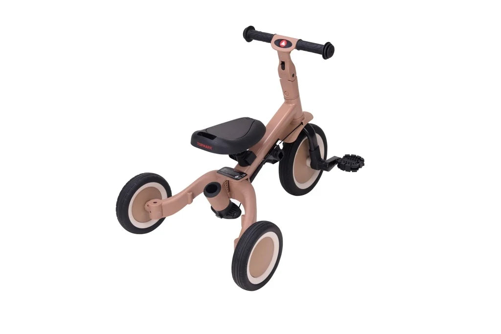 4-IN-1 Dreirad LIO mit Schiebestange - Macchiato Braun