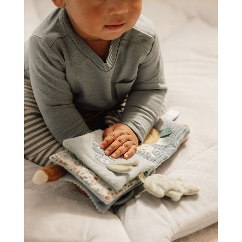 Little Dutch Baby Buggybuch hellblau Forest Friends