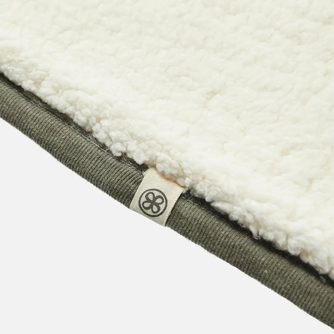 Cloby Teddy Poncho Forest Green