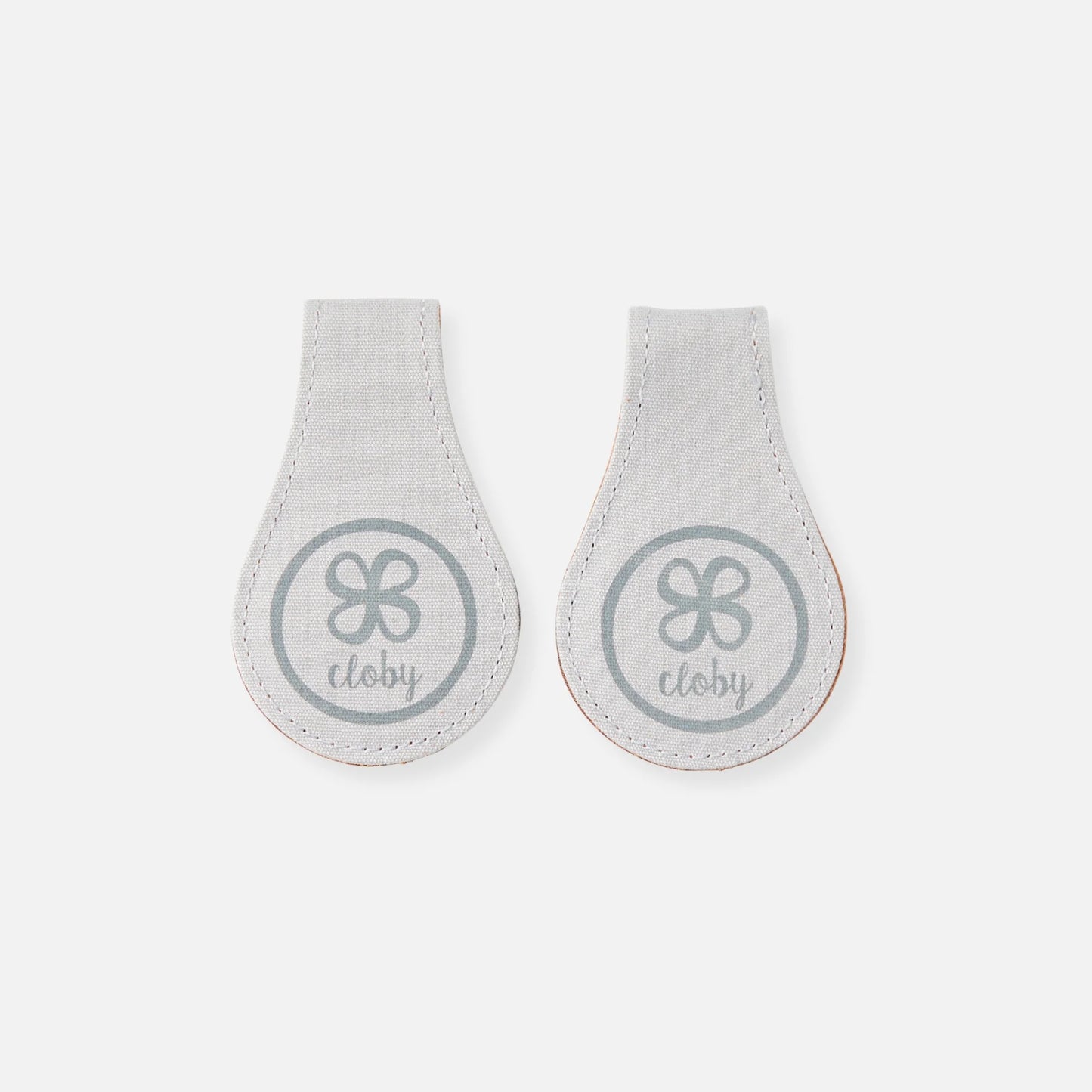 Cloby Magnetclips Braun (Leder)