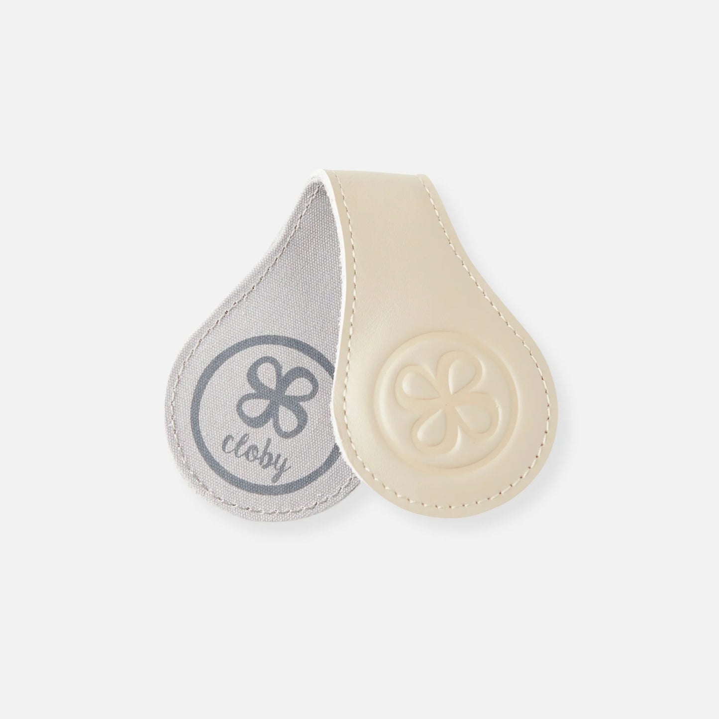 Cloby Magnetclips Beige (Leder)
