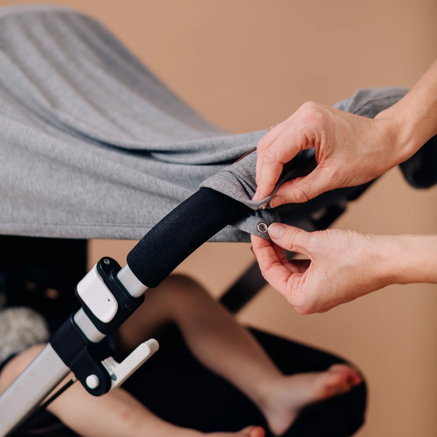 Cloby UV-Decke in Stone Grey UPF 50+ Sonnenschutzdecke