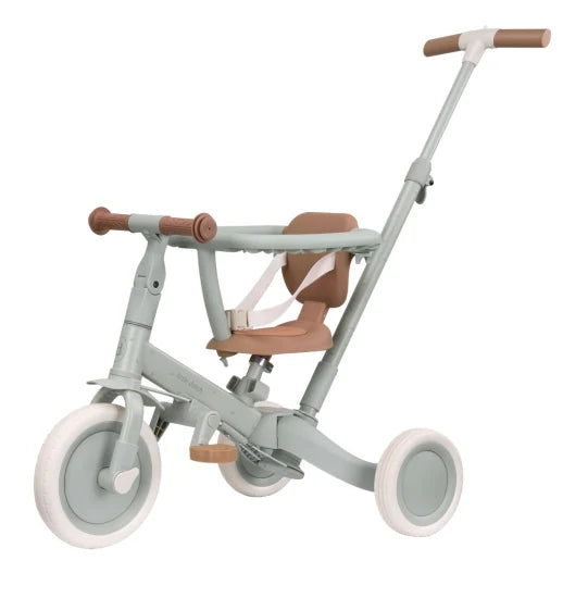 Dreirad 4 in 1 mit Griff Grün Green Leaf Little Dutch