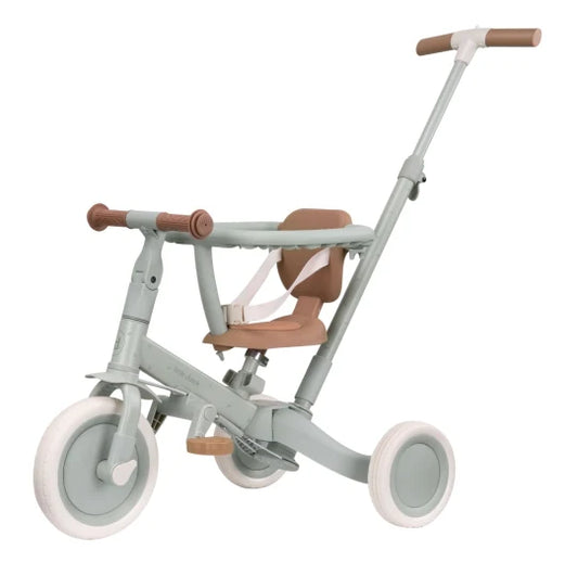 Dreirad 4 in 1 mit Griff Grün Green Leaf Little Dutch