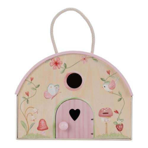 Little Dutch rosa Feenhaus Holz Fairy Garden