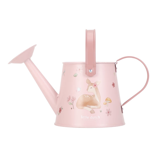 Kinder Gießkanne rosa aus Metall Little Dutch Fairy Garden