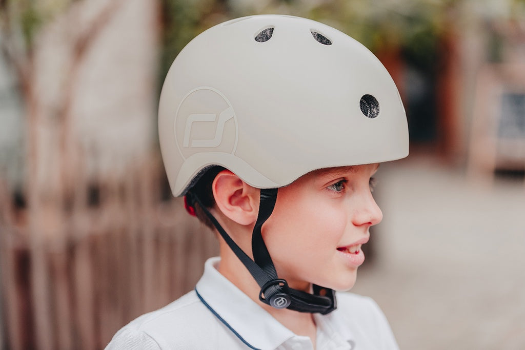Helm Größe S Beige