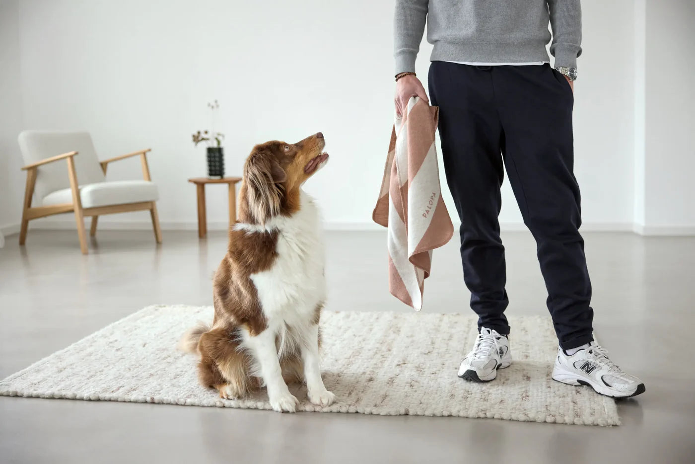 Hundedecke M Ida Streifen Ahorn Palopa