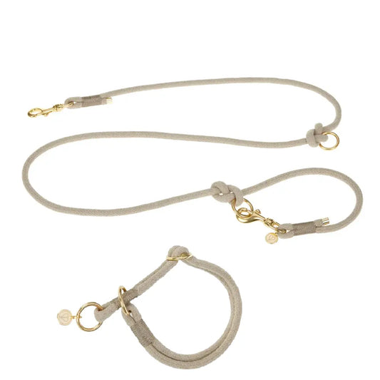 Hundeleine Slim Mila & Hundehalsband Slim Mila Palopa