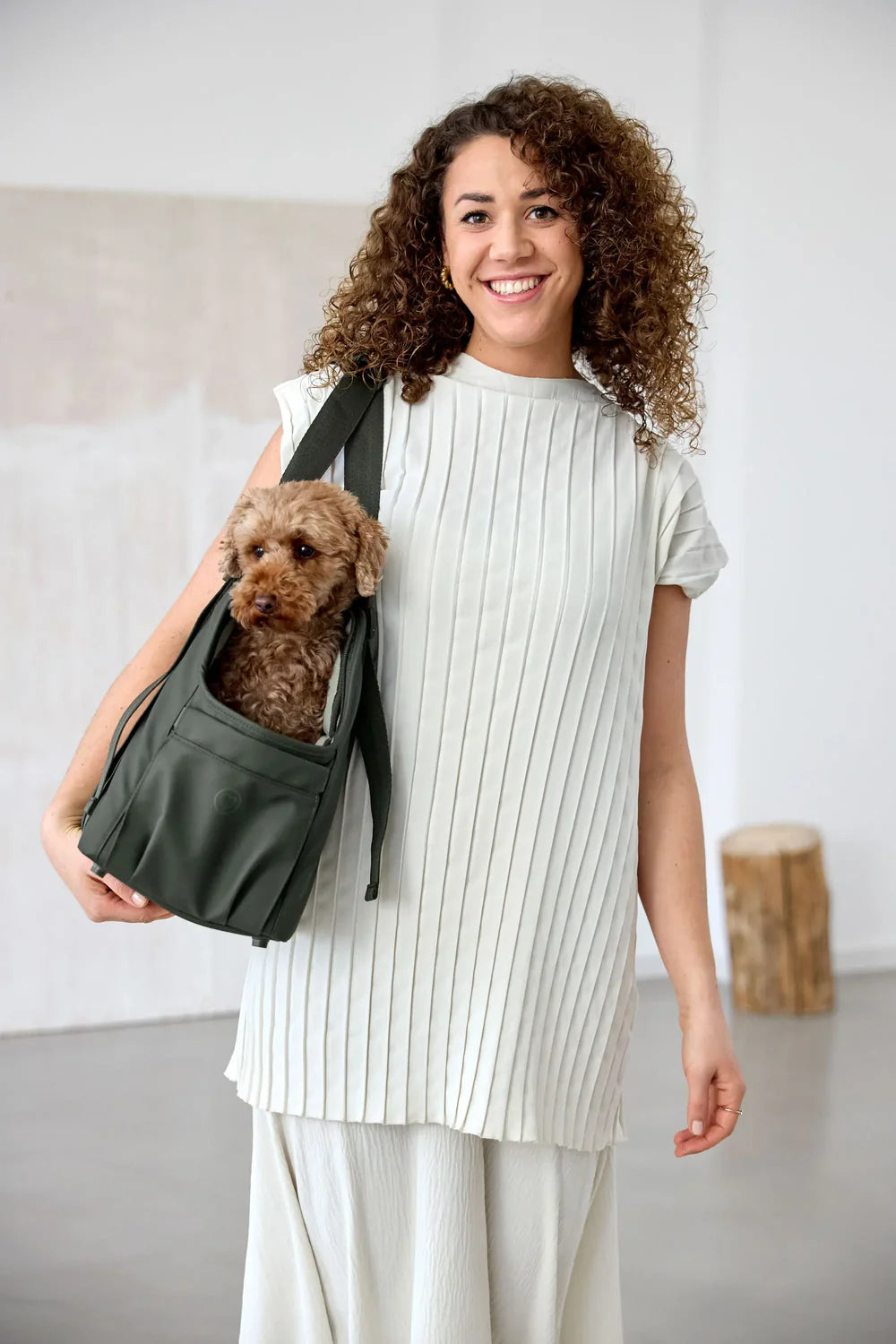 Hundetasche Weda Dunkelgrün Palopa