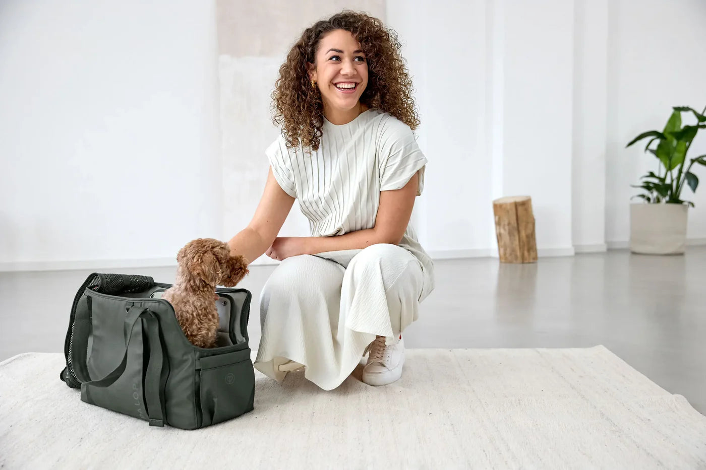 Hundetasche Weda Dunkelgrün Palopa