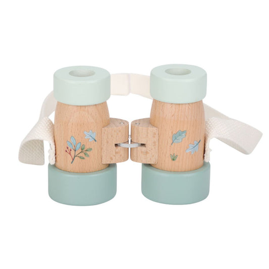 Little Dutch Kinder Fernglas Holz blau Forest Friends