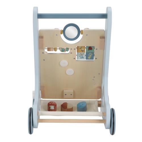 Little Dutch Laufwagen Multi Activity blau Holz Forest Friends
