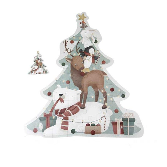 Little Dutch Weihnachtspuzzle XL 93x80 cm FSC Limited Edition