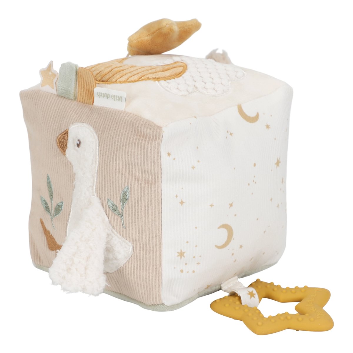 Little Dutch Aktiv Würfel Soft beige Newborn Naturals