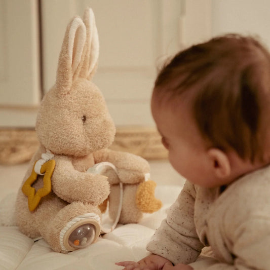 Little Dutch Aktivitätenkuscheltier beige Baby Bunny GRS