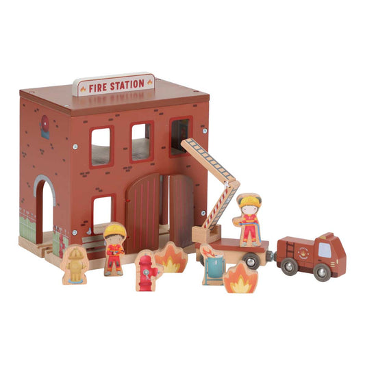Little Dutch Feuerwache Holzspielzeug