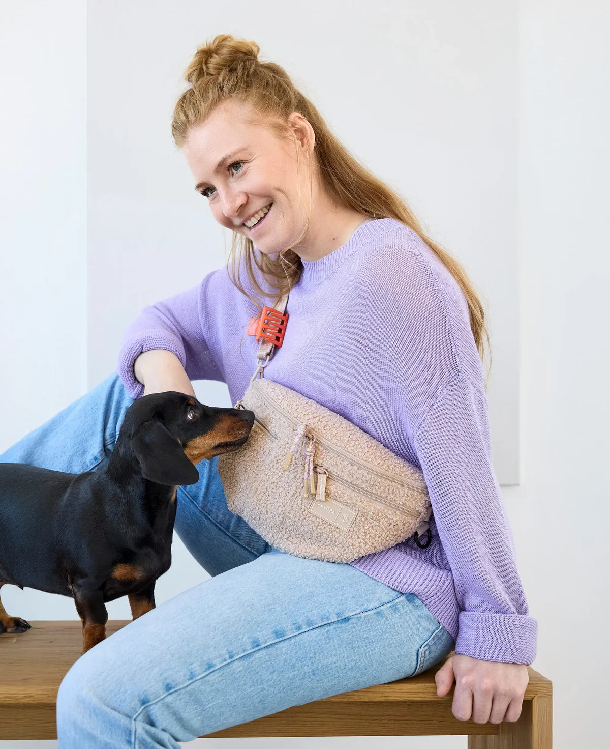 Palopa Leckerlibeutel Teddy Fleece Emma, Beige (Limited Edition)