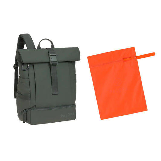 Rolltop Rucksack Yoska Dunkelgrün Palopa