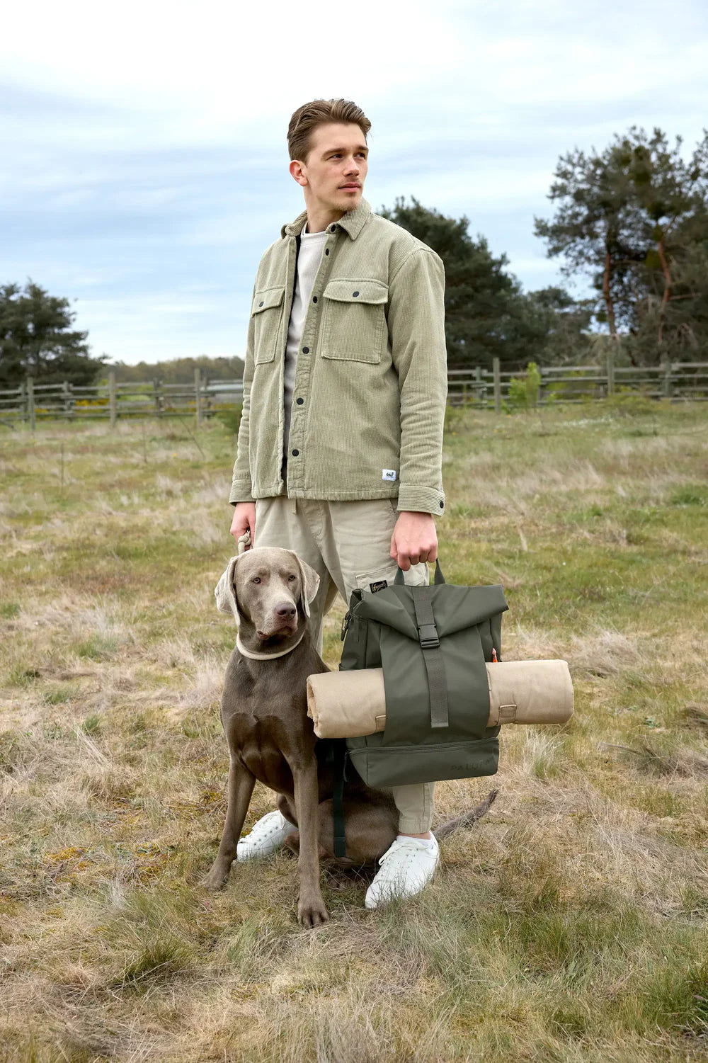 Rolltop Rucksack Yoska Dunkelgrün Palopa