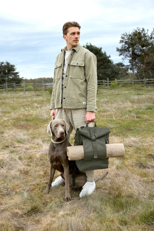 Rolltop Rucksack Yoska Dunkelgrün Palopa