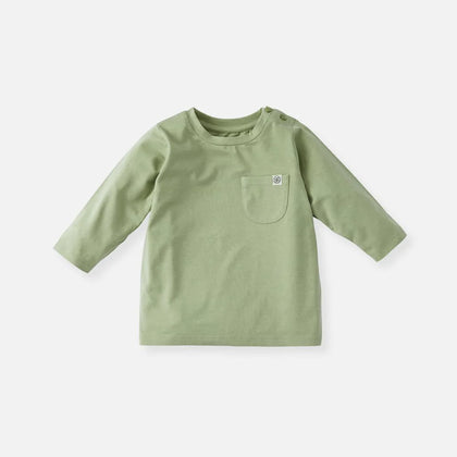 Cloby Langarmshirt in Olive Green UPF 50+