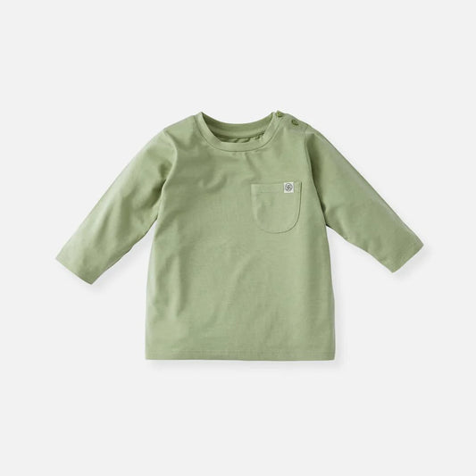 Cloby Langarmshirt in Olive Green UPF 50+