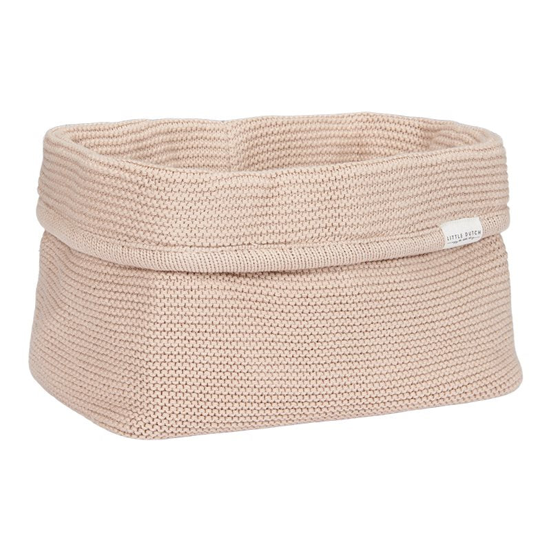 Little Dutch Pflegekörbchen Strick beige