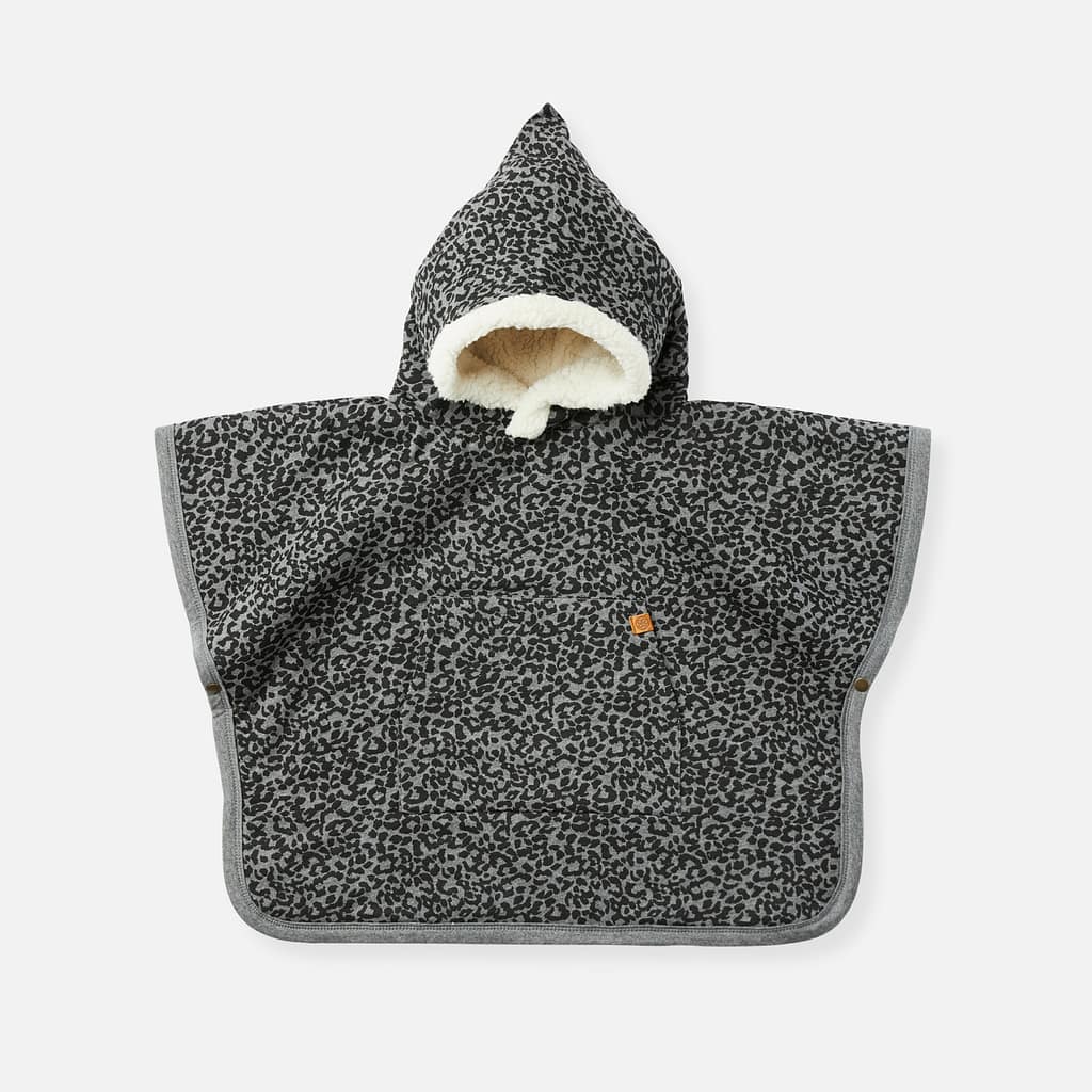 Cloby Teddy Poncho Leopard