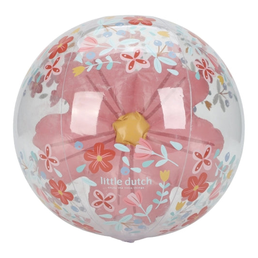 Little Dutch rosa 3D Strandball Blume Pink Flowers