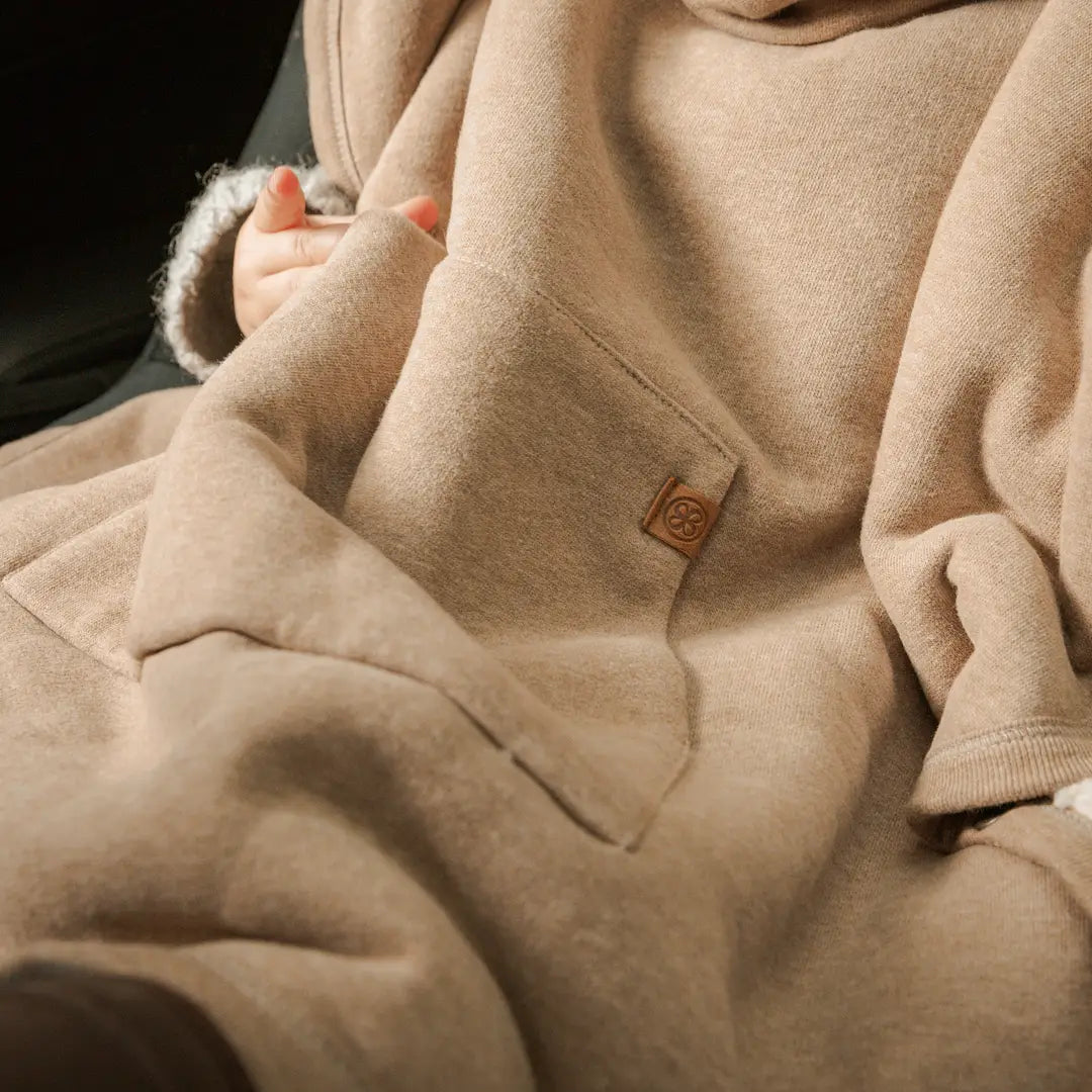 Cloby Teddy Poncho Brown 1-3 Jahre braun