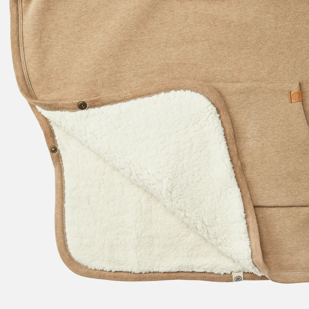 Cloby Teddy Poncho Brown 1-3 Jahre braun