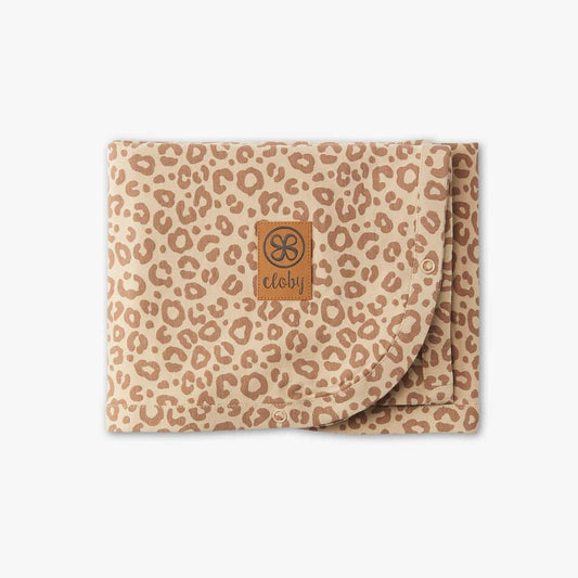 Cloby UV Decke Leopard Brown UPF 50+ braun mit Leomuster