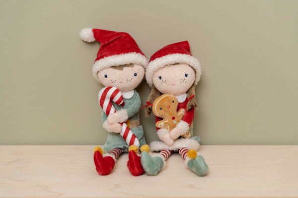 Little Dutch X-MAS Kuschelpuppe Weihnachten Jim 35cm
