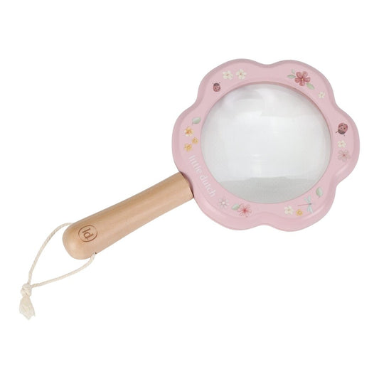 Little Dutch rosa Lupe Fairy Garden Holz Kinderlupe
