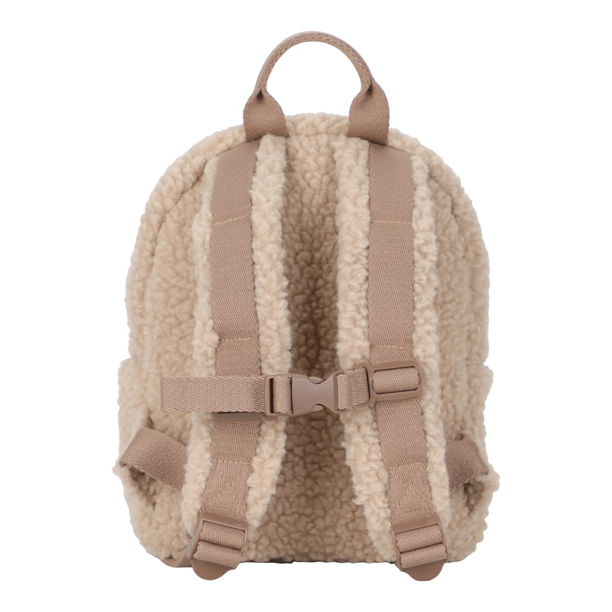 Kinderrucksack Teddy mit Zapfen Taupe Little Dutch