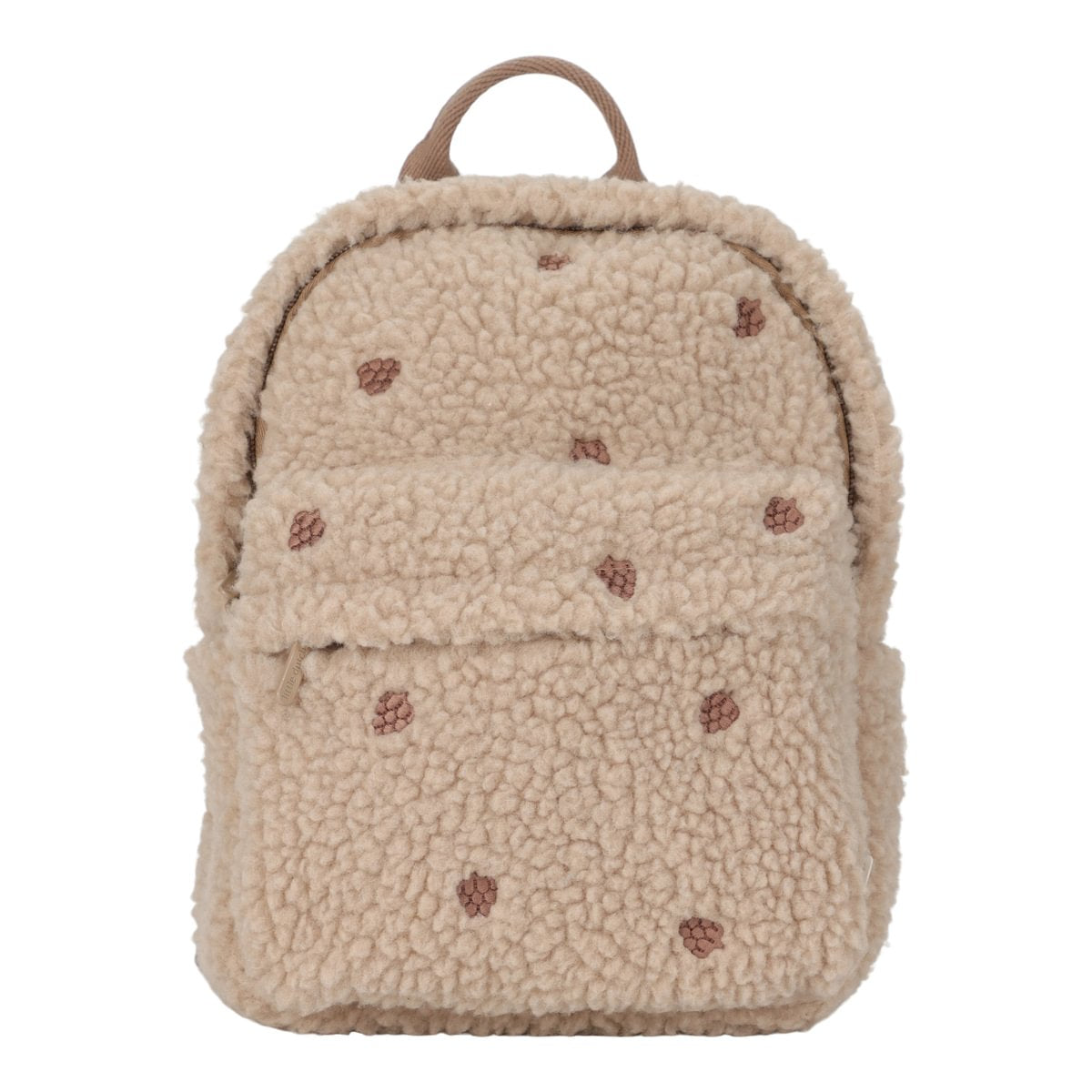 Kinderrucksack Teddy mit Zapfen Taupe Little Dutch