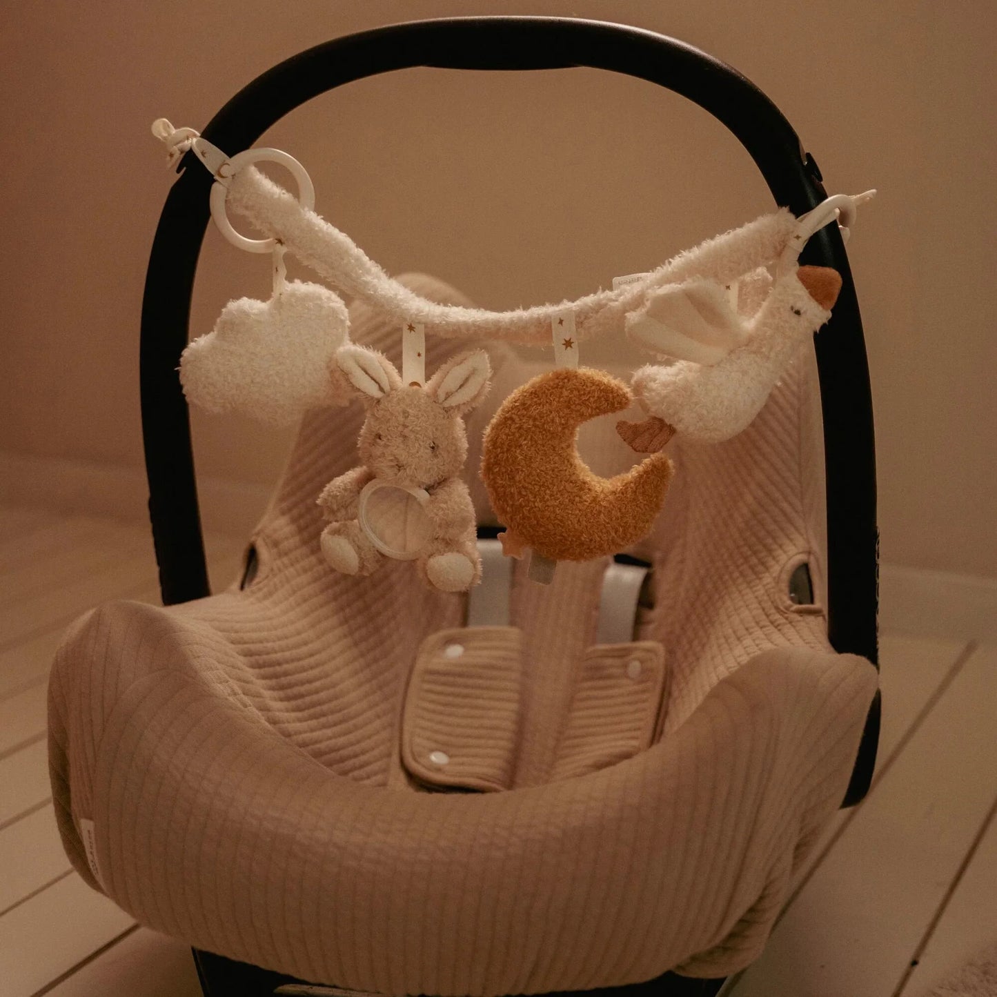 Kinderwagenkette Goose & Bunny Newborn Naturals  Little Dutch