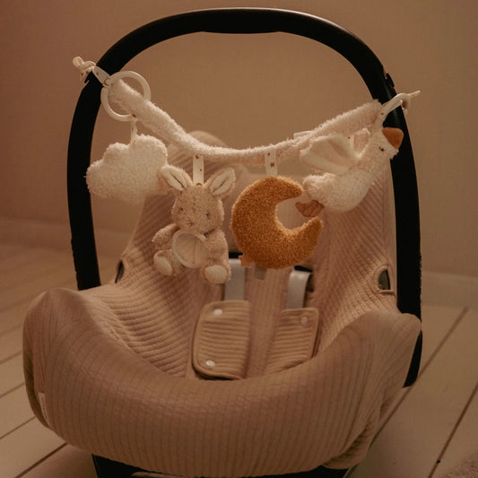 Kinderwagenkette Goose & Bunny Newborn Naturals  Little Dutch