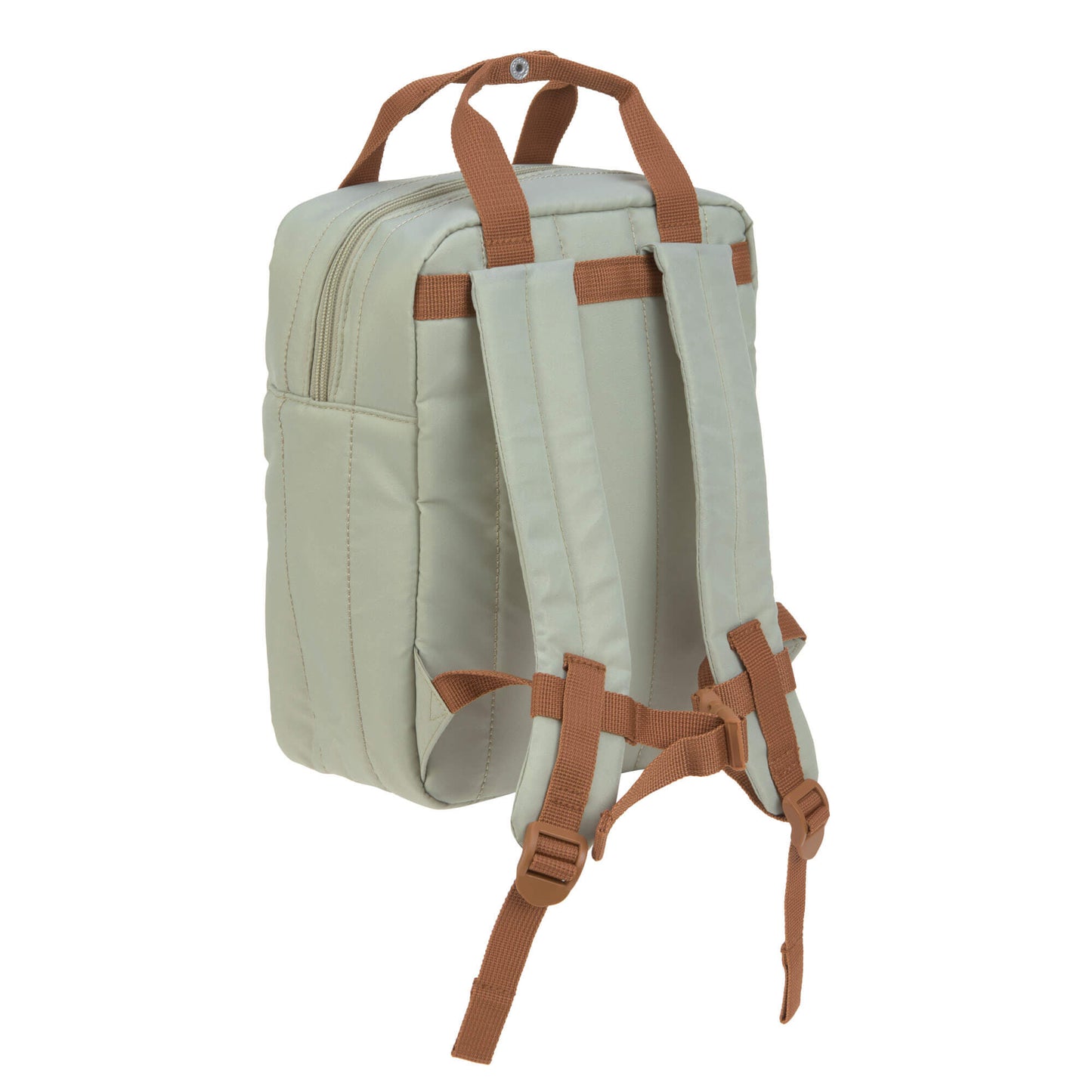 Lässig Kindergartenrucksack Square Little Gang Light Khaki