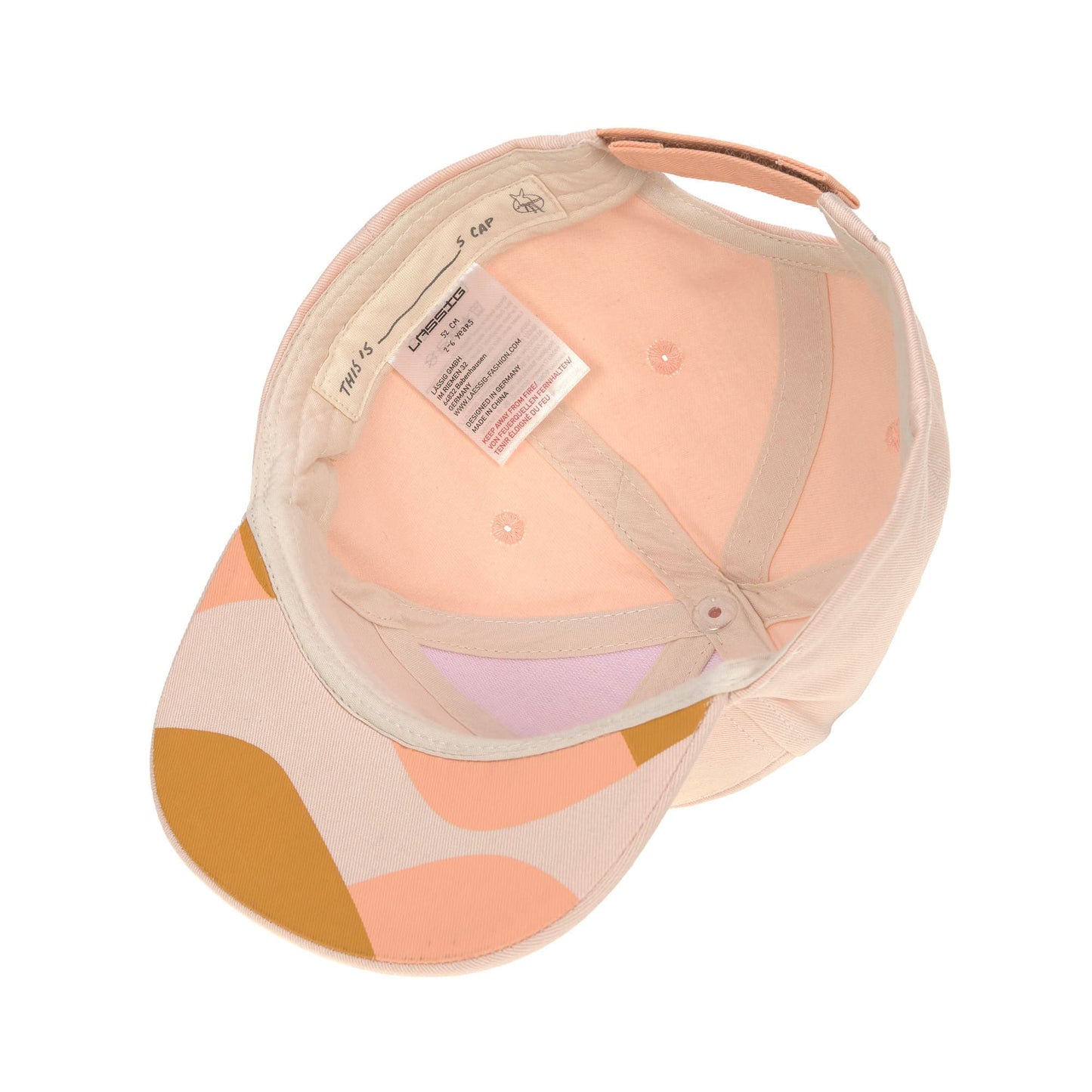 Lässig rosa Kinder Basecap Little Gang Sunny Skatercap