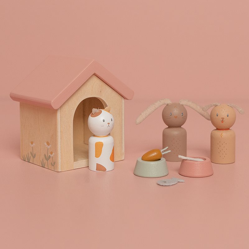 Little Dutch Puppenhaus Haustier Erweiterungsset aus Holz
