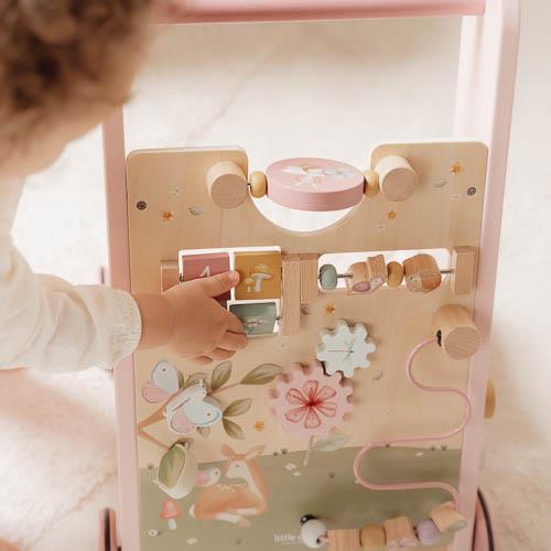 Little Dutch rosa Laufwagen Multi Activity rosa Holz Fairy Garden