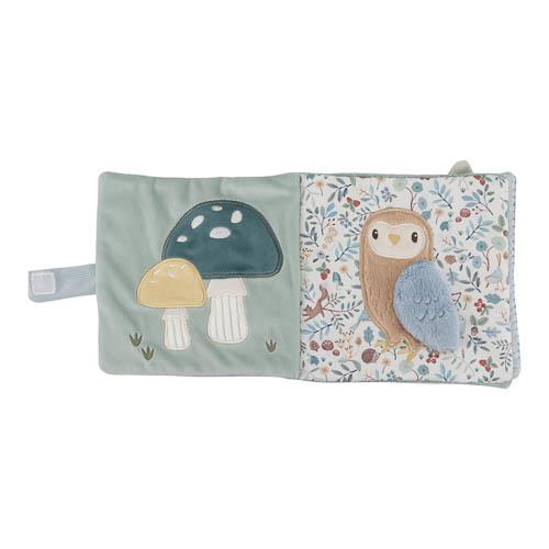 Little Dutch Stoffbuch blau  mit Aktivitäten Forest Friends