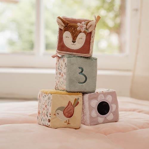 Little Dutch Stoffwürfel 4er Set rosa Fairy Garden