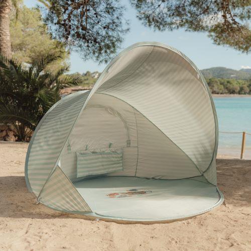 Little Dutch Pop-Up Strandzelt Fresh Greens Strandmuschel grün